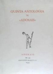 Portada de Quinta antología de "Adonáis"