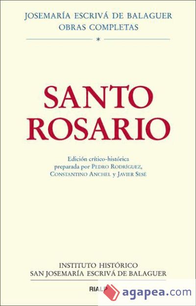 Santo Rosario. Edición crítico-histórica (Ebook)