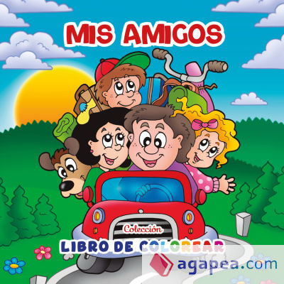 Mis Amigos: Libro de colorear