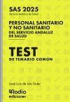 Personal Sanitario Y No Sanitario Del Servicio Andaluz De Salud. Sas 2025. Test Del Temario Común