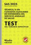 Técnico/a En Cuidados Auxiliares De Enfermería Del Servicio Andaluz De Salud. Sas 2025. Test Del Temario Específico