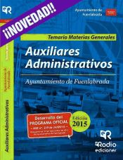 Portada de Auxiliares Administrativos del Ayuntamiento de Fuenlabrada. Temario de materias generales