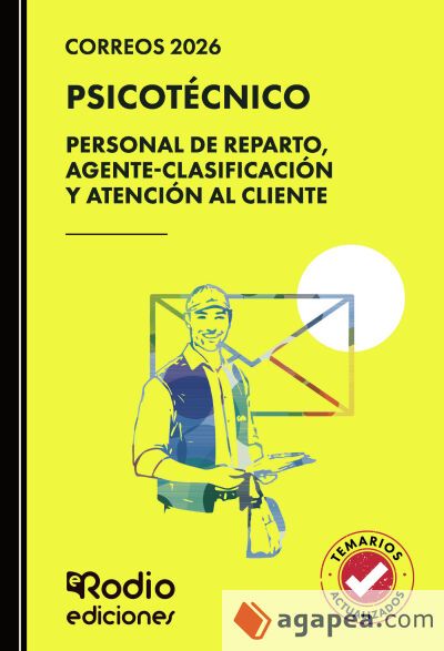 Correos 2026. PSICOTÉCNICO. Personal de Reparto, Agente Clasificación y Atención al Cliente Correos 2026. PSICOTÉCNICO. Personal de Reparto, Agente Clasificación y Atención al Cliente