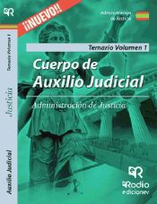 Portada de Cuerpo de Auxilio Judicial de la Administración de Justicia. Temario, volumen 1
