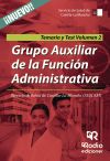 Grupo Auxiliar De La Función Administrativa. Servicio De Salud De Castilla-la Mancha (sescam). Vol. 2, Temario Y Test