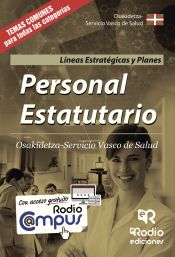 Portada de Personal Estatutario. Osakidetza-Servicio Vasco de Salud. Líneas Estratégicas y Planes