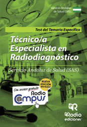 Portada de Técnicos Especialistas en Radiodiagnóstico del Servicio Andaluz de Salud (SAS). Test del temario específico