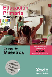 Portada de Temario para oposiciones al Cuerpo de Maestros. Primaria. Volumen 2. LOMLOE