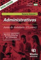 Portada de Administrativos. Junta de Andalucía (C1.1000). Temario. Volumen 1 (Ebook)