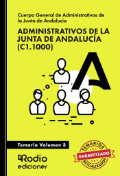 Portada de Administrativos de la Junta de Andalucía 2024. Temario Volumen 3 (C1.1000)