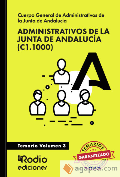 Administrativos de la Junta de Andalucía 2024. Temario Volumen 3 (C1.1000)