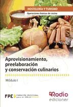 Portada de Aprovisionamiento, preelaboración y conservación culinarios. Operaciones básicas de cocina (Ebook)