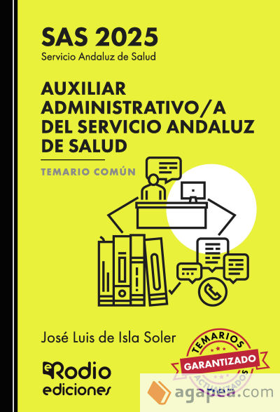 Auxiliar Administrativo/a del Servicio Andaluz de Salud. Temario Común. SAS 2025