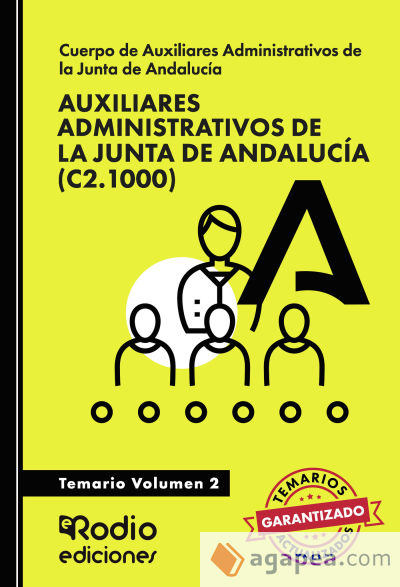 Auxiliar Administrativos de la Junta de Andalucía 2023. Temario Volumen 2 (C1.1000)