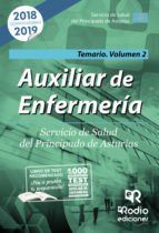 Portada de Auxiliar de Enfermer&iacute;a. Servicio de Salud del Principado de Asturias. Temario Volumen 2 (Ebook)