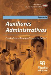 Portada de Auxiliares Administrativos. Osakidetza-Servicio Vasco de salud. Temario