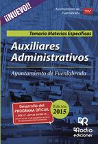 Portada de Auxiliares Administrativos del Ayuntamiento de Fuenlabrada. Temario Materias Específicas (Ebook)