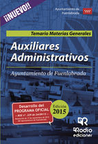 Portada de Auxiliares Administrativos del Ayuntamiento de Fuenlabrada. Temario Materias Generales (Ebook)