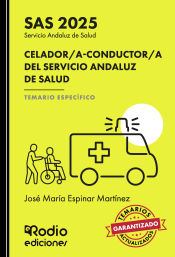 Portada de CELADOR/A-CONDUCTOR/A DEL SERVICIO ANDALUZ DE SALUD. TEMARIO ESPECÍFICO SAS 2025