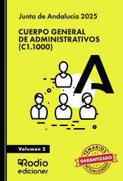 Portada de Cuerpo General de Administrativos (C1.1000). Junta de Andalucía 2025. Volumen 2