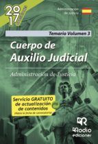 Portada de Cuerpo de Auxilio Judicial. Administración de Justicia. Temario Volumen 3 (Ebook)