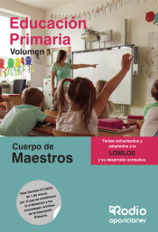 Portada de Cuerpo de Maestros. Primaria. Volumen 1. LOMLOE