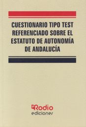 Portada de Cuestionario tipo test referenciado sobre el Estatuto de Autonomía de Andalucía