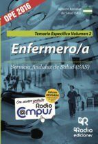 Portada de Enfermero/a del SAS. Temario Espec&iacute;fico. Volumen 2 (Ebook)