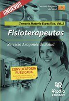 Portada de Fisioterapeutas. Temario Materia Espec&iacute;fica. Volumen 2. Servicio Aragon&eacute;s de Salud (Ebook)