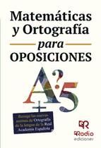 Portada de Matemáticas y Ortografía para Oposiciones (Ebook)