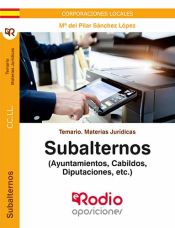 Portada de Subalternos de Corporaciones Locales. Materias Jurídicas. Temario