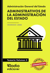 Portada de Temario Volumen 2. Cuerpo General Administrativo. Ingreso Libre. Administración del Estado