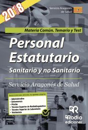 Portada de Temario y Test. Materia Común. Personal Estatutario Sanitario y no Sanitario del Servicio Aragonés de Salud