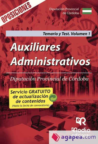 Temario y Test. Vol.1. Auxiliares Administrativos. Dip. Prov. de Córdoba