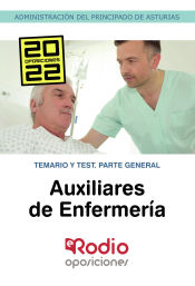 Portada de Temario y test. Parte General. Auxiliares de Enfermería. Administración del Principado de Asturias