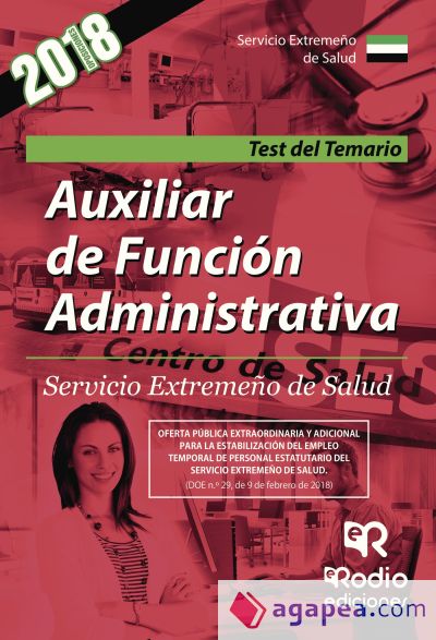 Test del Temario. Auxiliar de la Función Administrativa del SES