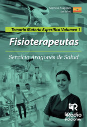 Portada de Volumen 1. Temario Materia Específica. Fisioterapeutas. Servicio Aragonés de Salud