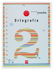 Portada de Cuaderno 2 de ortografía, Pauta. 1 Primaria