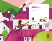 Portada de Música. 4 Primaria. Más Savia. Andalucía