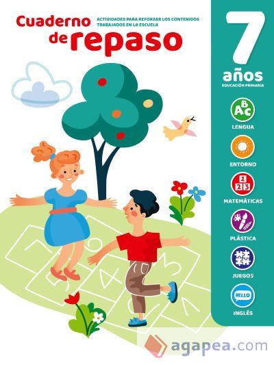 CUADERNO DE REPASO LUMINISCENTE 7 A&Ntilde;OS