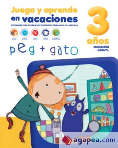 CUADERNOS DE VACACIONES 3 AÑOS PEG+GATO