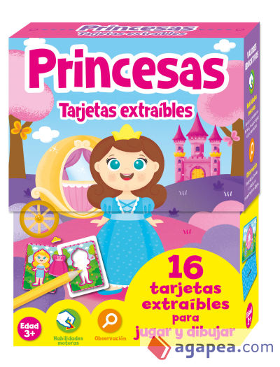 TARJETAS TROQUELADAS PRINCESAS