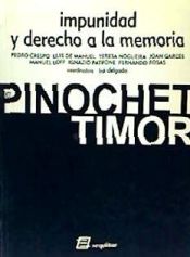 Portada de Impunidad y derecho a la memoria: de Pinochet a Timor