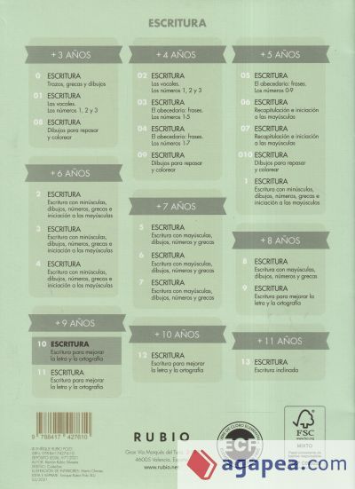 Escritura RUBIO 10 Escritura RUBIO 10