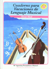 Portada de Cuaderno para vacaciones de lenguaje musical, 3 nivel