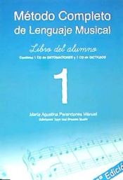 Portada de MÉTODO COMPLETO DE LENGUAJE MUSICAL 1º NIVEL LIBRO DEL ALUMNO