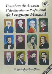 Portada de Pruebas de acceso a 1º de enseñanza profesional de lenguaje musical