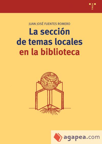 La sección de temas locales en la biblioteca