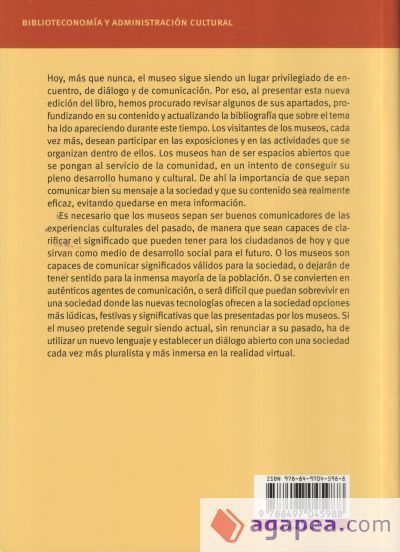 MUSEO COMO ESPACIO DE COMUNICACION 2/E