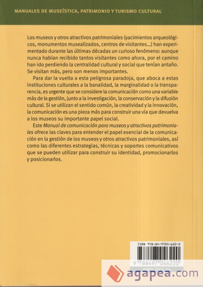 Manual de comunicación para museos y atractivos patrimoniales